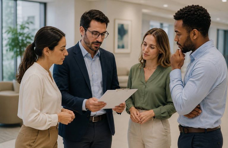 Equipe multiprofissional da Holiste preparada para atendimento de crise em saúde mental.